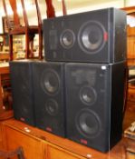 FOUR STUDIO POWER MC-150 FLOOR STANDING SPEAKERS