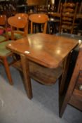 ART DECO WALNUT OCCASIONAL TABLE