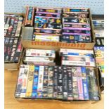 COMPREHENSIVE COLLECTION OF PRE-RECORDED CASSETTE TAPES, representing classic films from the
