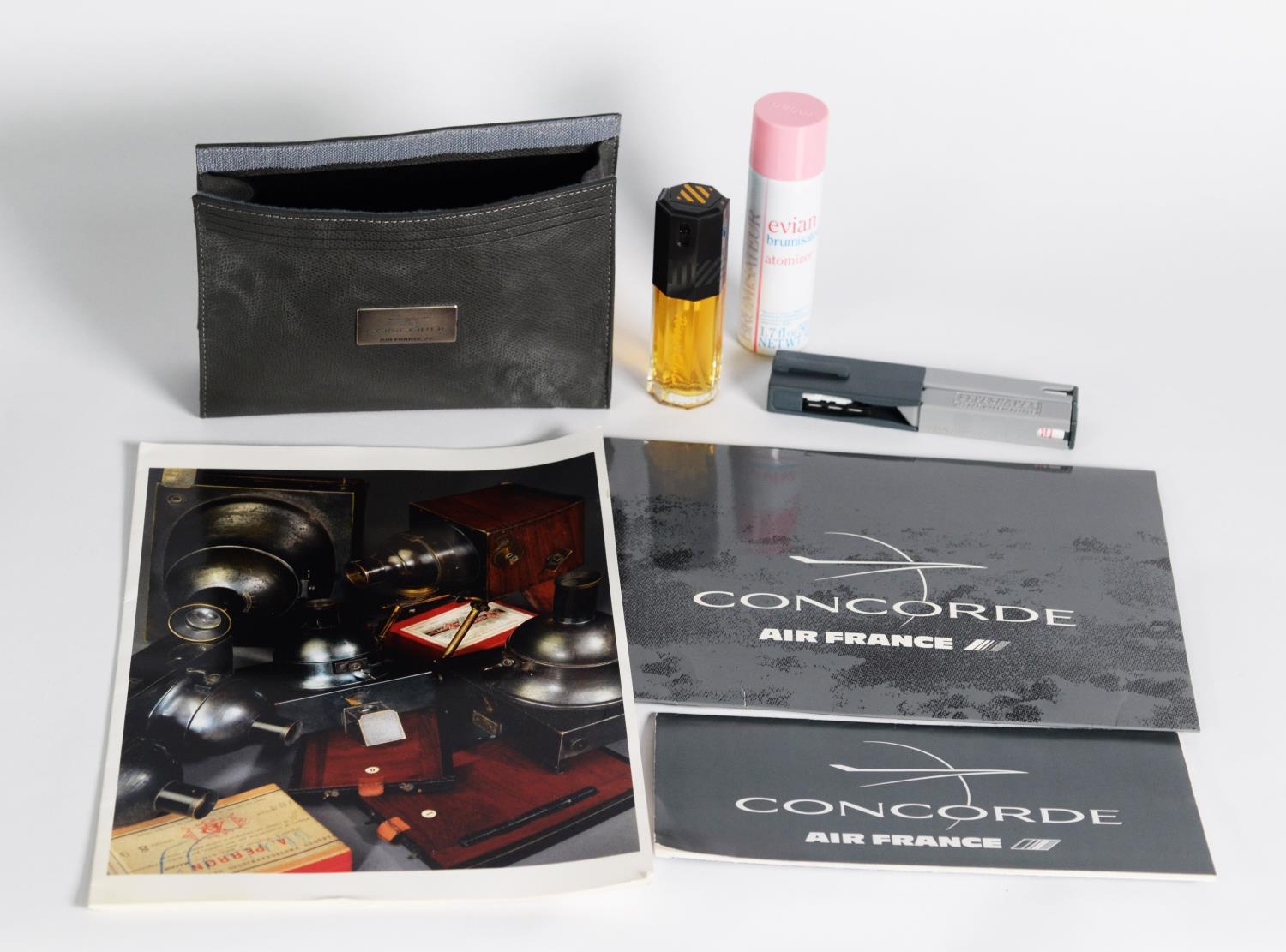 CONCORDE INTEREST: Small group of Concorde memorabilia including a complimentary wash set with