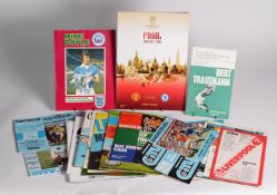 GROUP OF MANCHESTER CITY AND MANCHESTER UNITED FOOTBALL PROGRAMMES