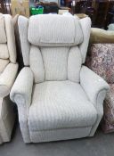 COSI CHAIR, ELECTRONICALLY ADJUSTABLE SEMI-WINGED LOUNGE EASY CHAIR, WITH LIFT AND RECLINE ACTION,