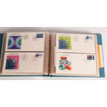 STAMPS, BOUND UNITED NATIONS COMMEMORATIVE FIRST DAY COVER COLLECTION 1976 - 79, issued by
