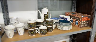 ART DECO TEA SET AND A MID-CENTURY EXAMPLE [QTY]