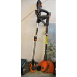 A WORX 'COMMAND FEED' 20V CORDLESS GRASS STRIMMER (LACKING CHARGER), TOGETHER WITH AN ELECTRIC FLY-