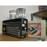 SINCLAIR ZX SPECTRUM, COMPLETE WITH CASSETTE PLAYER AND GAMES [QTY]