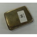 AN INTER-WAR YEARS SILVER CIGARETTE CASE