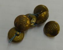 A SET OF SIX ROYAL CORPS OF SIGNALS, MILITARY UNIFORM BUTTONS