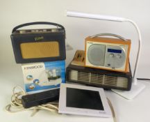 PURE ‘EVOKE-1’ D A B PORTABLE RADIO, together with a ROBERTS ‘REVIVAL’ PORTABLE RADIO, KENWOOD