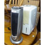 CARLTON ELECTRIC DEHUMIDIFIER AND AN ELECTRIC CONVECTOR HEATER (2)