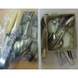 PART TABLE SERVICE OF ELECTROPLATE FIDDLE HANDLED CUTLERY FOR 6 PERSONS, 29 PIECES, VIZ 6 TABLE