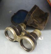 A PAIR OF CASED OPERA GLASSES
