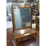 MAHOGANY TOILET MIRROR HAVING 3 DRAWERS