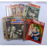 EIGHTY SEVEN 1970's/1980's 'PRIVATE EYE' MAGAZINES (87)