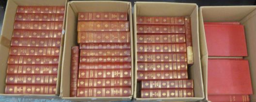 A SET OF ENCYCLOPEDIA BRITANNICA AND CHAMBER ENCYCLOPEDIA (CONTENTS OF FOUR BOXES)