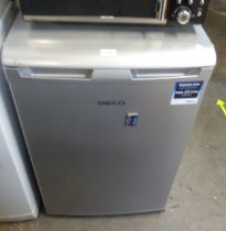 A BEKO SILVER COLOURED THREE DRAWER FREEZER