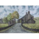 D FORD (TWENTIETH/ TWENTY FIRST CENTURY) THREE WATERCOLOUR DRAWINGS Scenes around Delph ‘