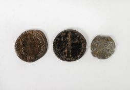 ROMAN COINS: Licinius I 308-324 AD AE Follis, Heraclea Mint, obv. IMP C VAL LICIN LICINIVS PF AVG,