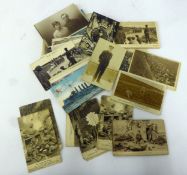 16 'BYSTANDER'S FRAGMENTS FROM FRANCE' PBruce Bainsfather WWI comic postcards and approx 70