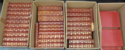 A SET OF ENCYCLOPEDIA BRITANNICA AND CHAMBER ENCYCLOPEDIA (CONTENTS OF FOUR BOXES)