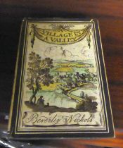 BEVERLEY NICHOLS, ‘A VILLAGE IN A VALLEY’, ILLUSTRATED BY REX WHISTLER, SIGNED 1ST EDITION,