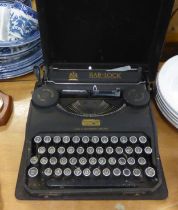 LATE 1930's GOULDEN & CURRY BAR-LOCK TYPEWRITER