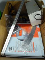 A PERFORMANCE JIG-SAW, AN ELECTRIC DRILL, DRILL BITS ETC......