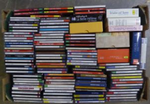 CLASSICAL CDS- A quantity of classical music recordings, OPERA, ORCHESTRAL etc, labels to include