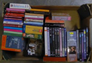 CLASSICAL CDS & DVDS- A quantity of classical music recordings, OPERA, ORCHESTRAL etc, labels to