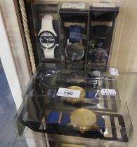 SIX NEFF FASHION WATCHES [6]