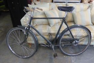 BICYCLES; VINTAGE 'THE RALEIGH BICYCLE' c.1960, TOGETHER WITH A PURPLE BRATZ BIKE (2)