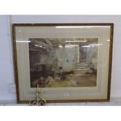 WILLIAM RUSSELL-FLINT SIGNED PRINT  MEDITERRANEAN LADIES