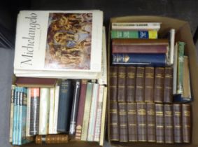 WORKS OF DICKENS, 16 VOLUMES AND VARIOUS AUTHORS, SUNDRY WORKS
