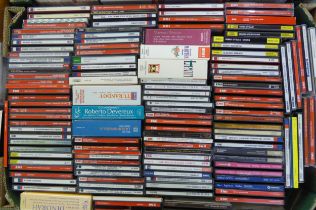 CLASSICAL CDS- A quantity of classical music recordings, OPERA, ORCHESTRAL etc, labels to include