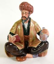 ROYAL DOULTON CHINA SEATED FIGURE, Omar Khayyam, HN 2247, 6 1/4in (16cm) high