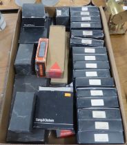 A QUANTITY OF BANG AND OLUFSEN SPARE PARTS, WALL PLATE LOUD SPEAKER, SOCKETS AND LEADS ETC.. (