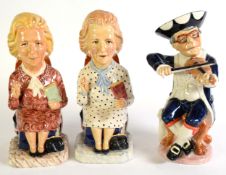 ANDY MOSS DESIGN FOR KEVIN FRANCIS, a pottery John Major Fiddle Midshipmate TOBY JUG, a limited