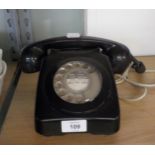 A BLACK GPO TELEPHONE