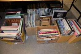 EIGHT BOXES OF BOOKS, VARIOUS TO INCLUDE; COOKERY, ART REFERENCE BOOKS, CARS AND OTHER REFERENCE