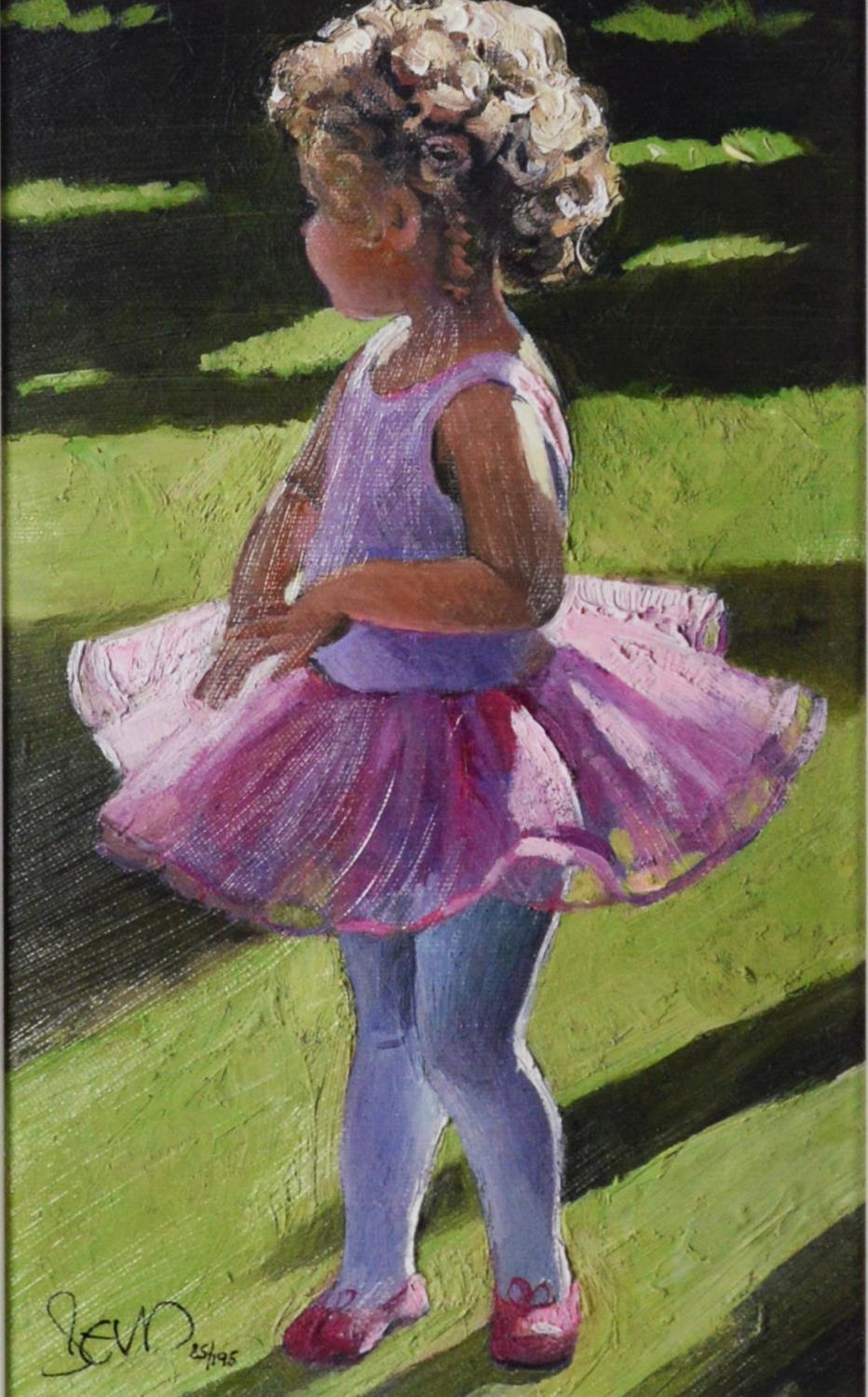 SHEREE VALENTINE DAINES (b.1959) ARTIST SIGNED LIMITED EDITION COLOUR PRINT ‘Pretty in Pink’ (85/