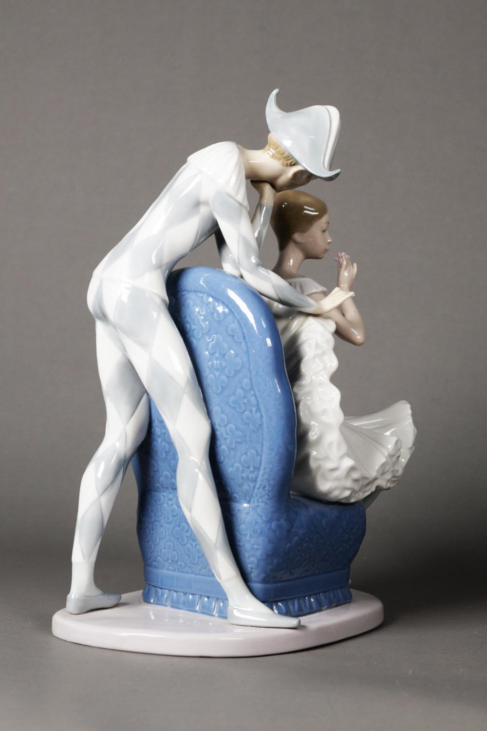 NAO PORCELAIN MODEL OF A MALE and FEMALE BALLET DANCER, 12 ½" (32cm) high - Image 3 of 4