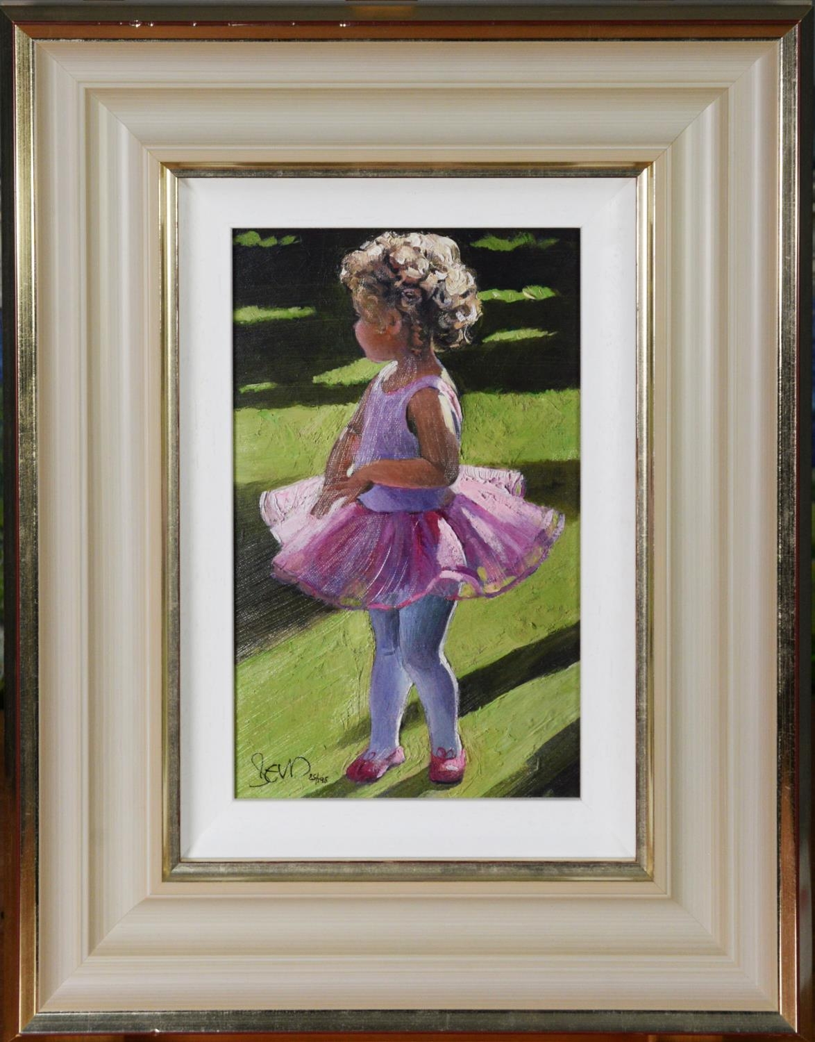 SHEREE VALENTINE DAINES (b.1959) ARTIST SIGNED LIMITED EDITION COLOUR PRINT ‘Pretty in Pink’ (85/ - Image 2 of 3