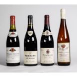 THREE BOTTLES OF FRENCH RED WINE NAMELY BOUCHARD PERE & FILS GEVREY-CHAMBERTIN 1986, POMMARD LES