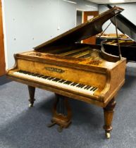 COLLARD & COLLARD GRAND PIANOFORTE, on three octagonally panelled supports, numbered 89555