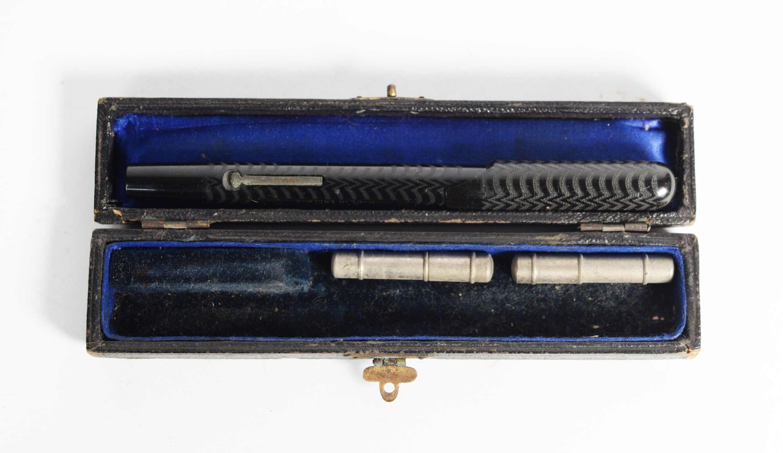 VINTAGE, THE SPHINX, SELF-FILLING FOUNTAIN PEN, lever operated, with 14k gold knib marked - Bowlers, - Image 2 of 2