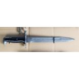 U S ARMY MI BAYONET with 10" blade, WITHOUT SCABBARD