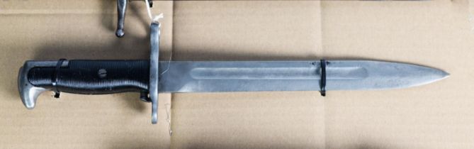 U S ARMY MI BAYONET with 10" blade, WITHOUT SCABBARD