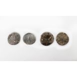 ROMAN COINS: Roman Republic AE Sextans after 211 AD, obv. Head of Mercury wearing winged petasus,