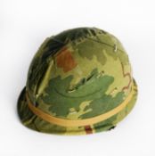 1970's U S ARMY VIETNAM WAR HELMET