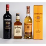 BOTTLE OF GLENMORANGIE ‘AGED 10 YEARS’ SINGLE MALT SCOTCH WHISKY, boxed, together with a BOTTLE OF